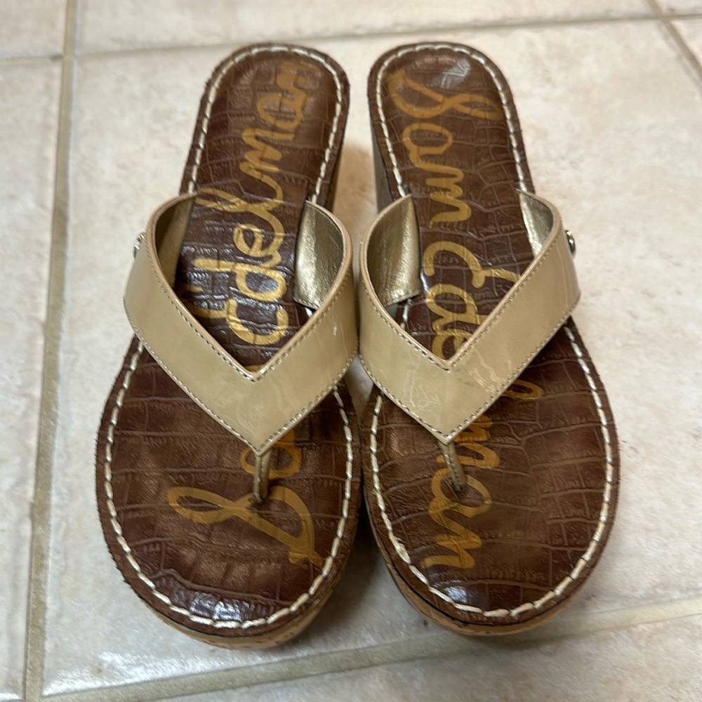 Sam Edelman Romy platform sandal wedge size 6